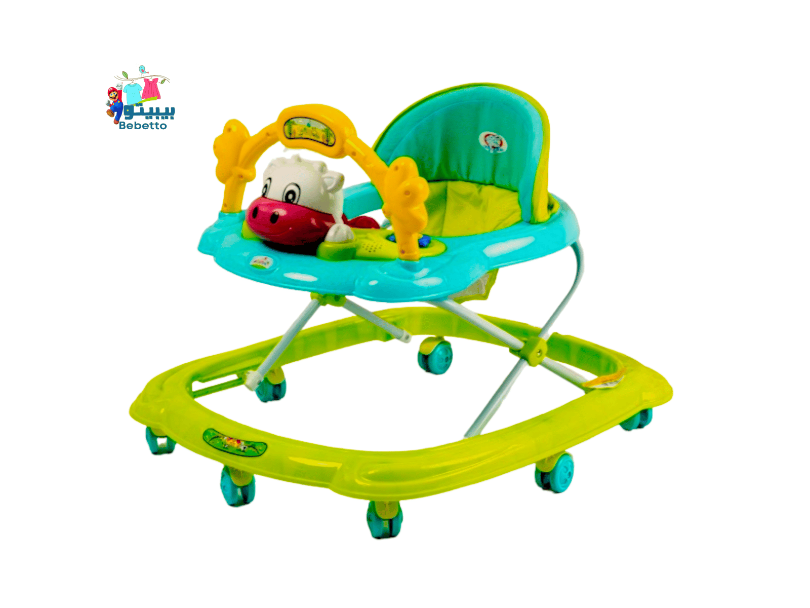   Becility BaBy Foldable frame, easy carrying Multi-levels tor height adjustment Equipped with multi-function toys which can Play many kinds of sound and music Fixable Base -Z26 \ E0185588  - Image 3