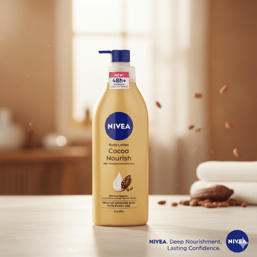 Nivea Cocoa Nourish Body Lotion for dry skin C43 \ 4005808919093 - Image 1