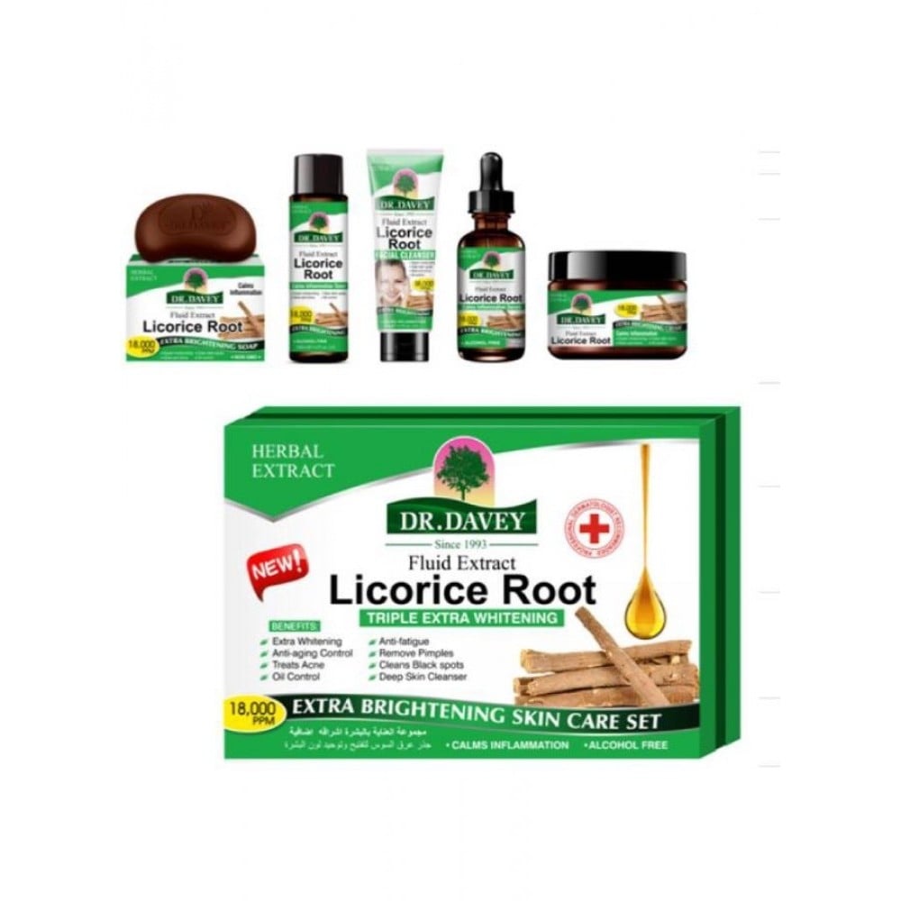 Dr Davey Licorice Root Extra Brightening Skin Care Set B43 \ 6921199123063 - Image 1