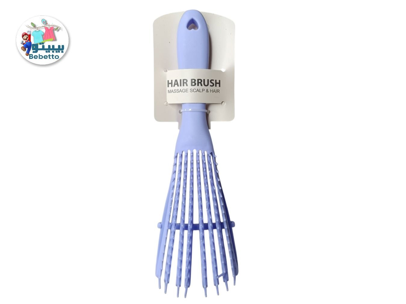Natural Hair Detangler Brush 8 Rows Vent Detangling Brush For African America 3a To 4c Kinky Wavy Curly Coily Wet Dry Hair -F32 \ D010696 - Image 9
