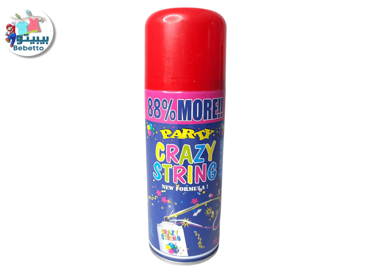 Party Crazy String Spray Fun Party Streamer Spray 250ml -E43 \ 6972314640057 - صورة 5