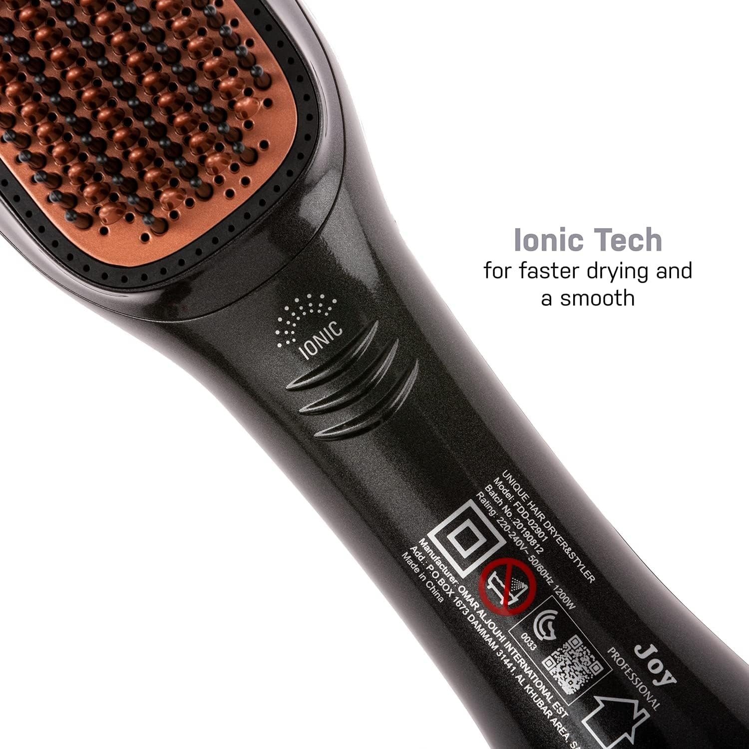 Joy Hair Styler and Dryer Professional Styling Brush 1200W B1 \ 6924053470778 - Image 3