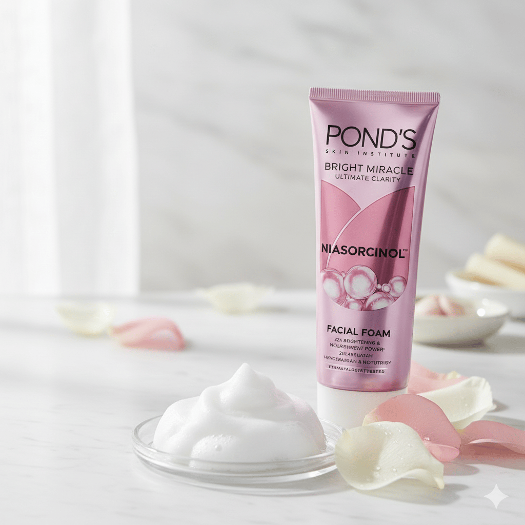 Pond's Bright Miracle Ultimate Clarity Niasorcinol Facial Foam 100g F41 \ 8999999053031 - Image 1
