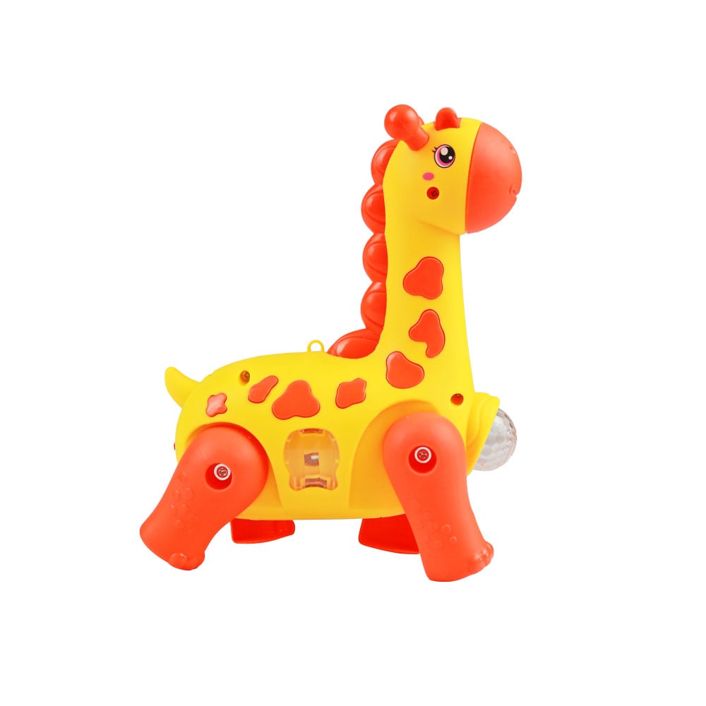 Battery operated light up toys led flashing dancing giraffe sensory baby toys with music -F34 \ E091121 - Image 2