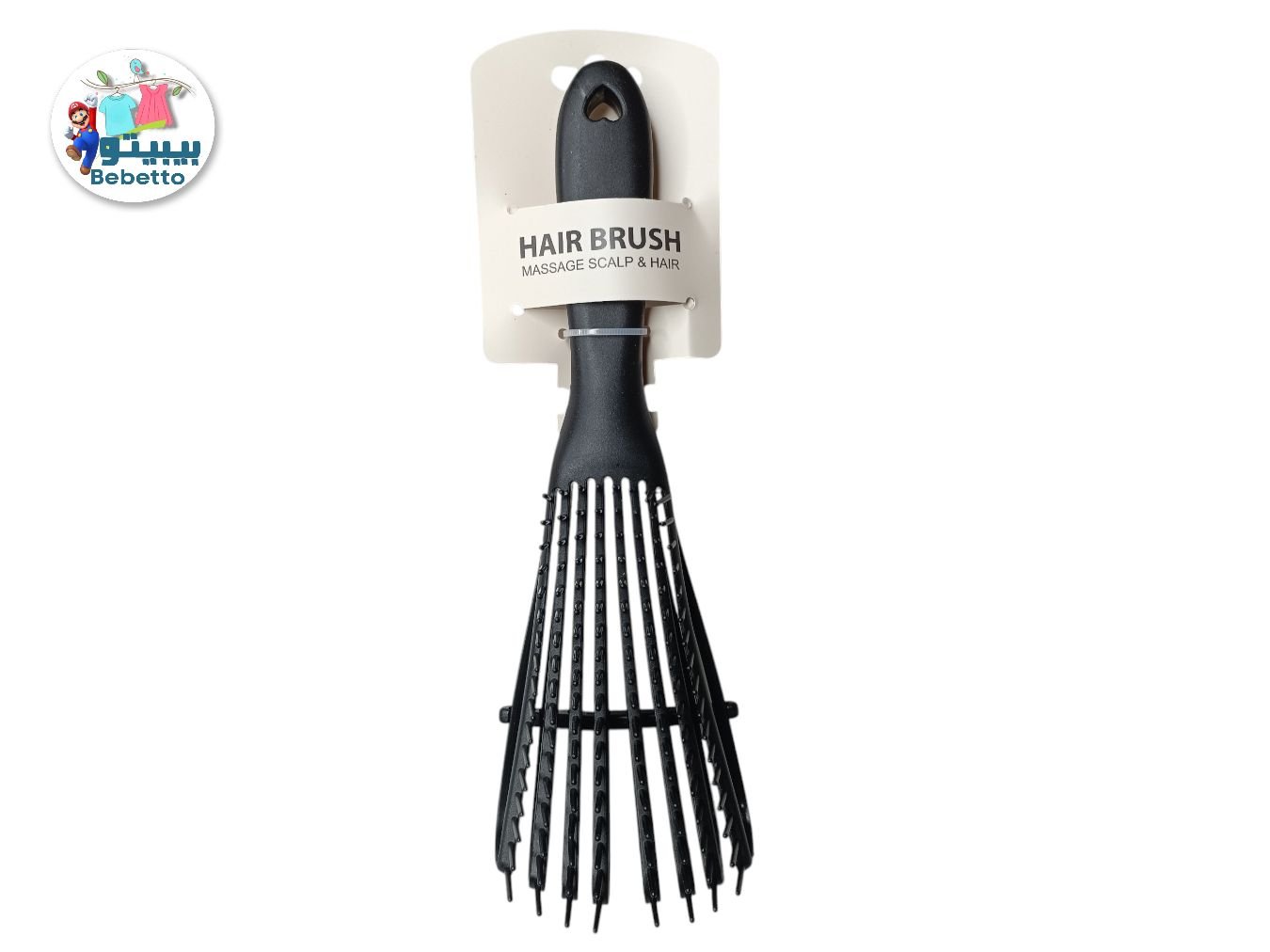 Natural Hair Detangler Brush 8 Rows Vent Detangling Brush For African America 3a To 4c Kinky Wavy Curly Coily Wet Dry Hair -F32 \ D010696 - Image 11