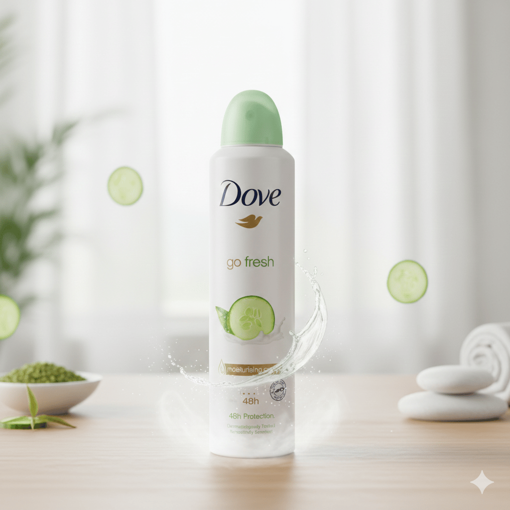 Dove Go Fresh Cucumber & Green Tea Antiperspirant Deodorant Spray 250ml F25 \ 8717163004869 - Image 1