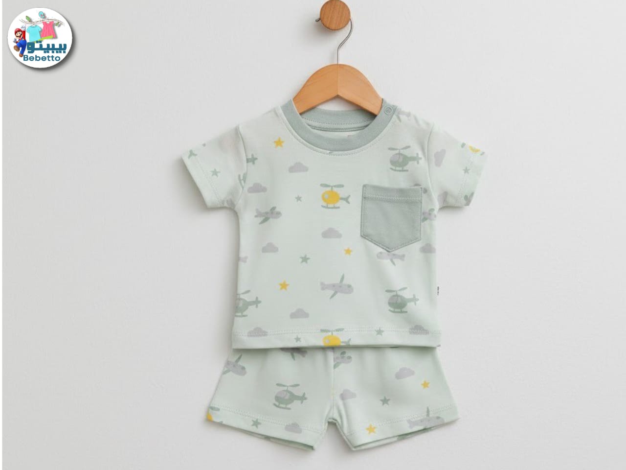 Bebetto baby's t-shirt and shorts set 50D \ F1216875 - Image 1