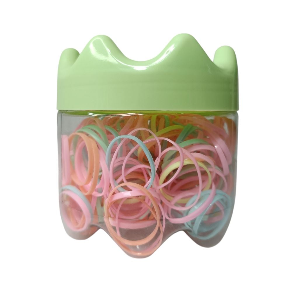 Girls Mix Color Small Rubber Band Hair -C4 \ F403331 - Image 8