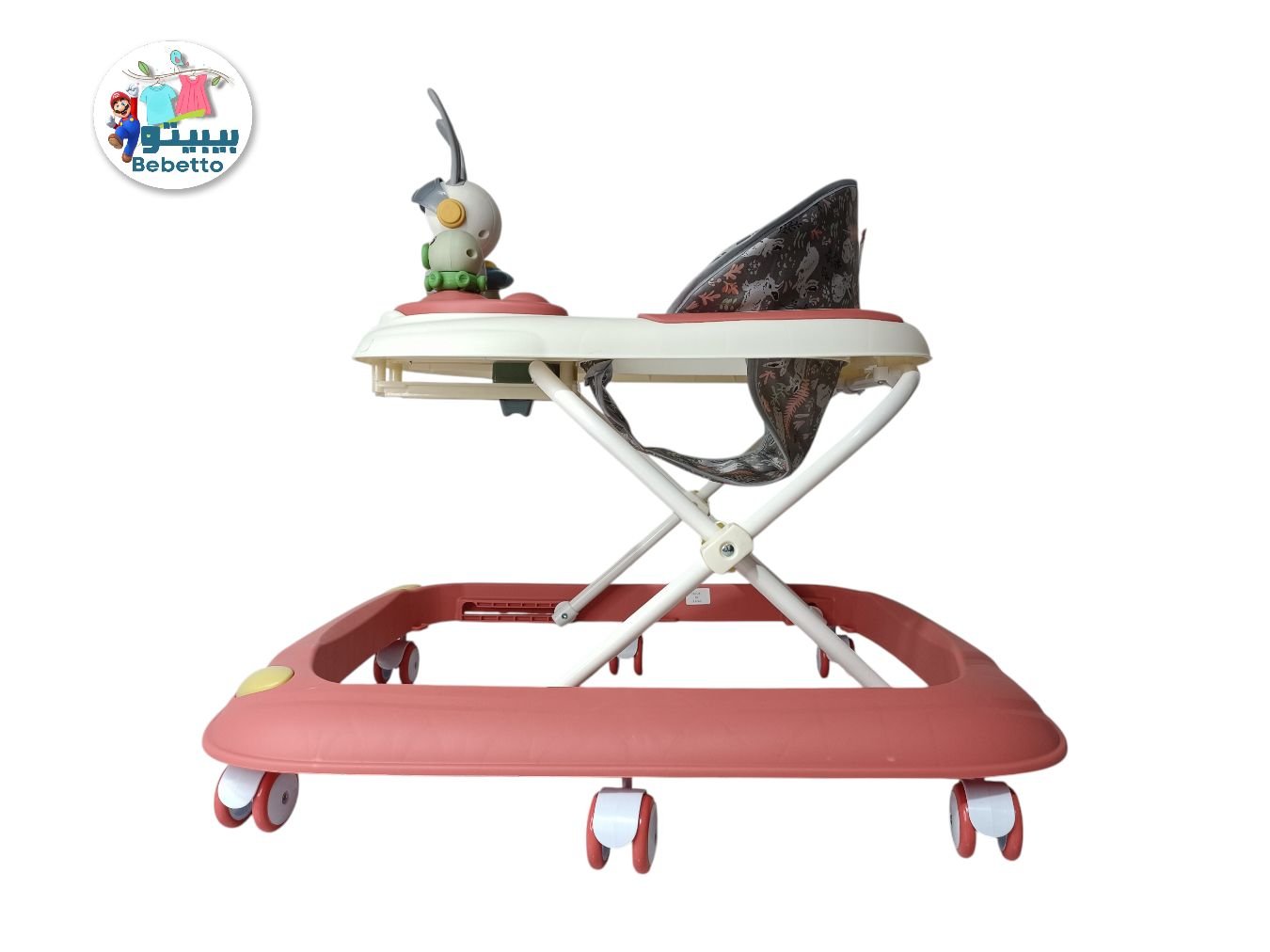 Baby Walker Sit-to-stand Learning Walk Seat Early Educational Multifunctional Music Foldable Baby Walker -Y13 \ F047546 - Image 2