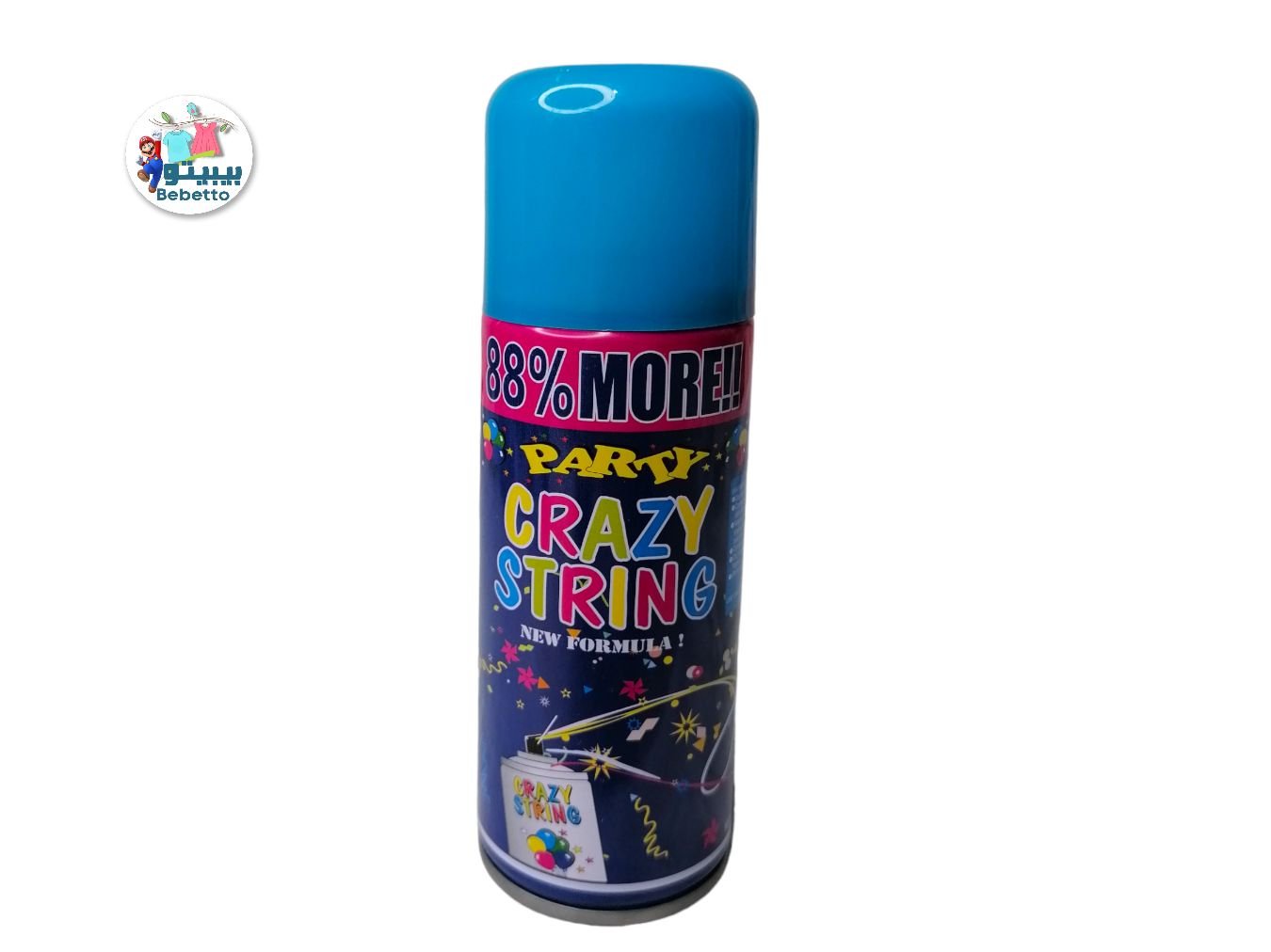 Party Crazy String Spray Fun Party Streamer Spray 250ml -E43 \ 6972314640057 - صورة 2