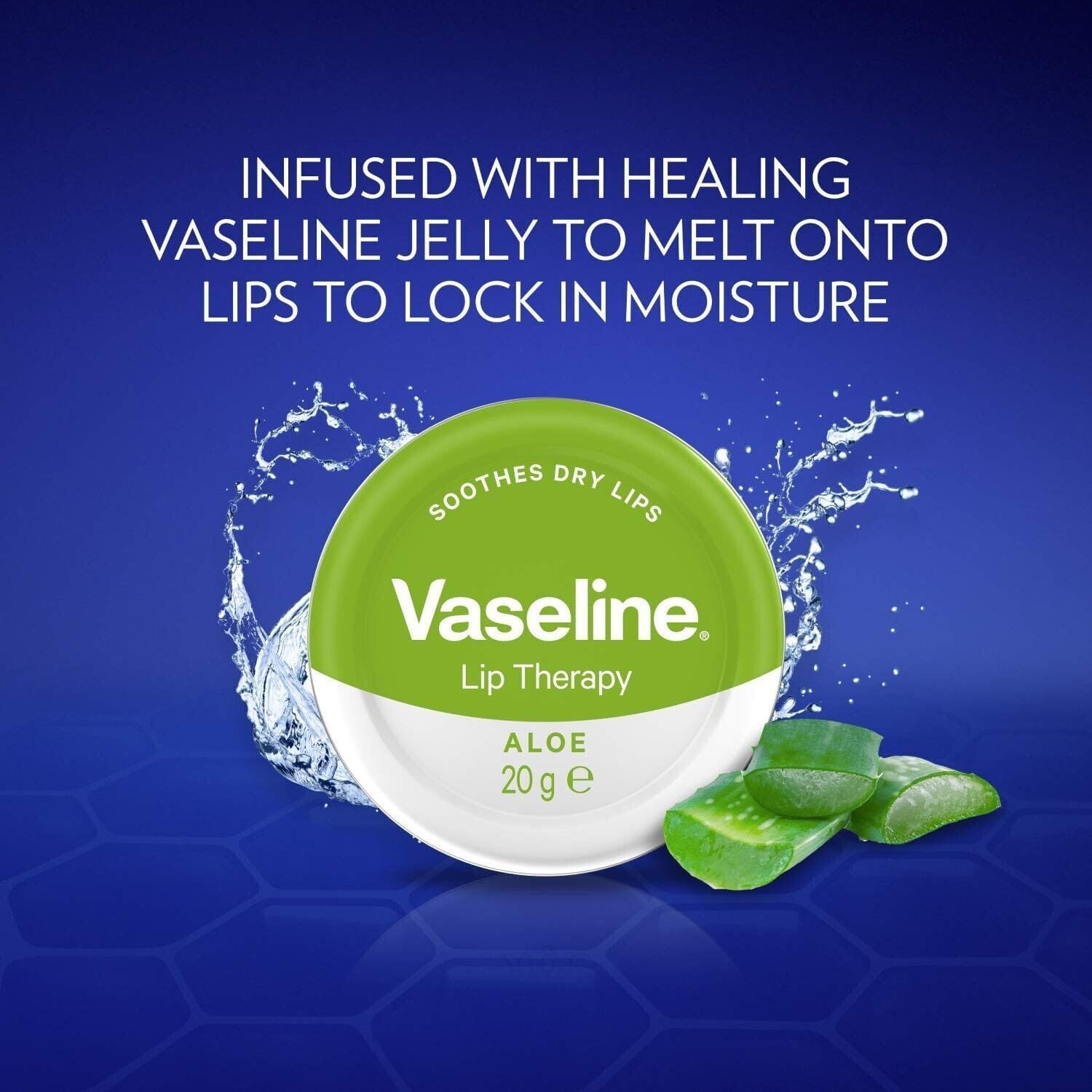 Vaseline Lip Therapy Aloe Vera 20g  E42 \ 8714100597347 - صورة 5