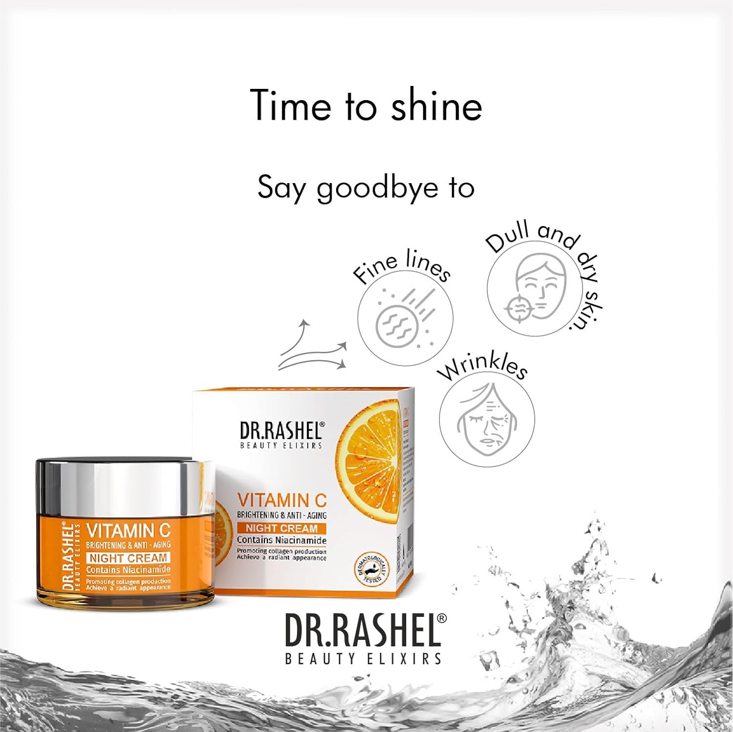 Dr. Rashel Vitamin C Night Cream -B43 \ 6971764151946 - Image 6