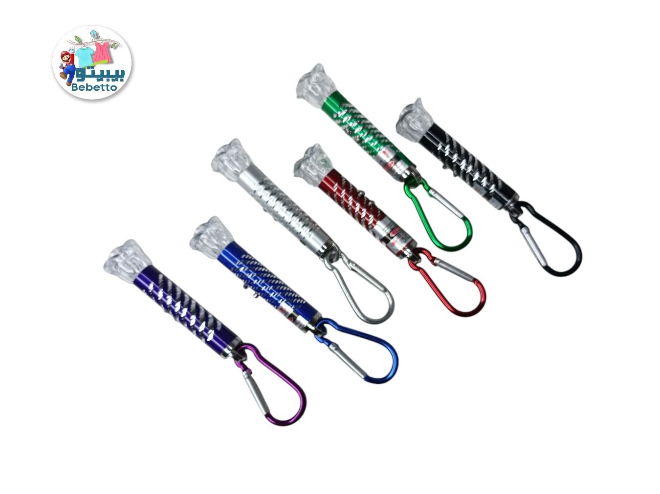 2in1 LED Flashlight With 5mW Red Laser Pointer D11 \ F010283 - Image 1