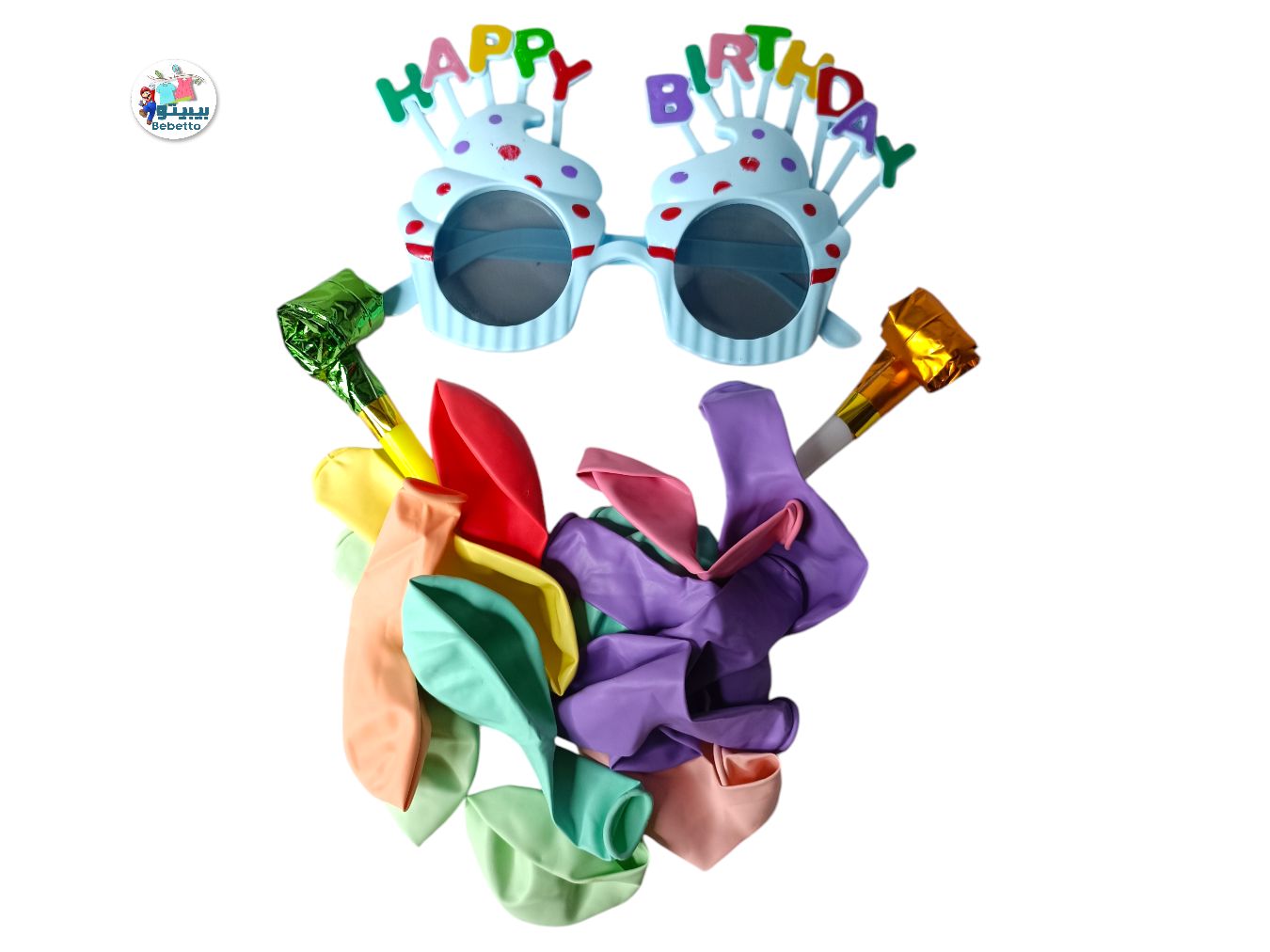 Balloon and sunglass -D13 \ 6972470254082 - صورة 1