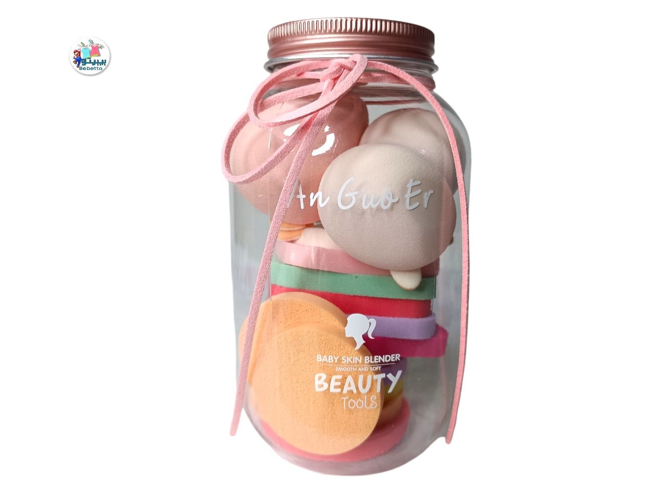 Mkeup Sponges & Powder Puff, 20 Pcs Makeup Blender, Multicolor Blender Makeup Sponge, Ideal For Liquids, Creams & Powder -F13 \ B910114 - صورة 1