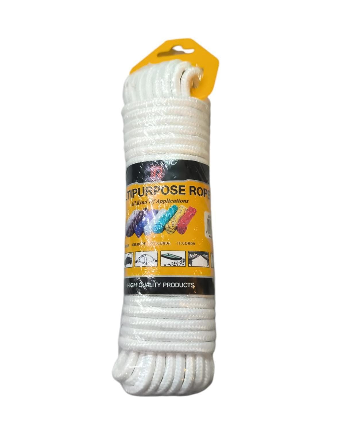 Diamond-braided nylon or polypropylene multipurpose utility rope Y22 \ 6903446916109 - Image 1