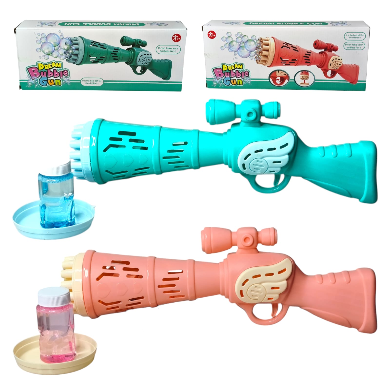 Battery-operated electric bubble shooter.  F39 \ G210215 - Image 1