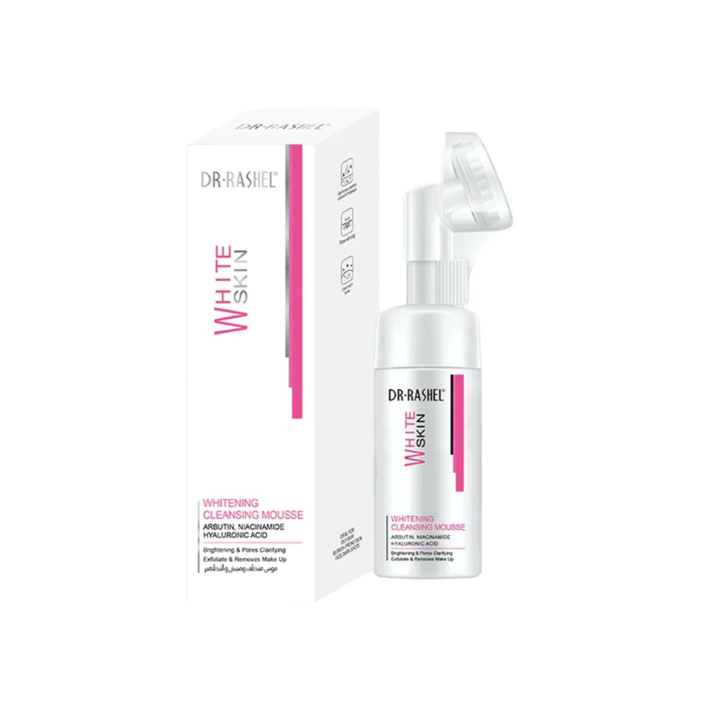 Dr. Rashel White Skin Whitening Cleansing Mousse Serum 115ml -C42 \ 6971764154619 - صورة 2