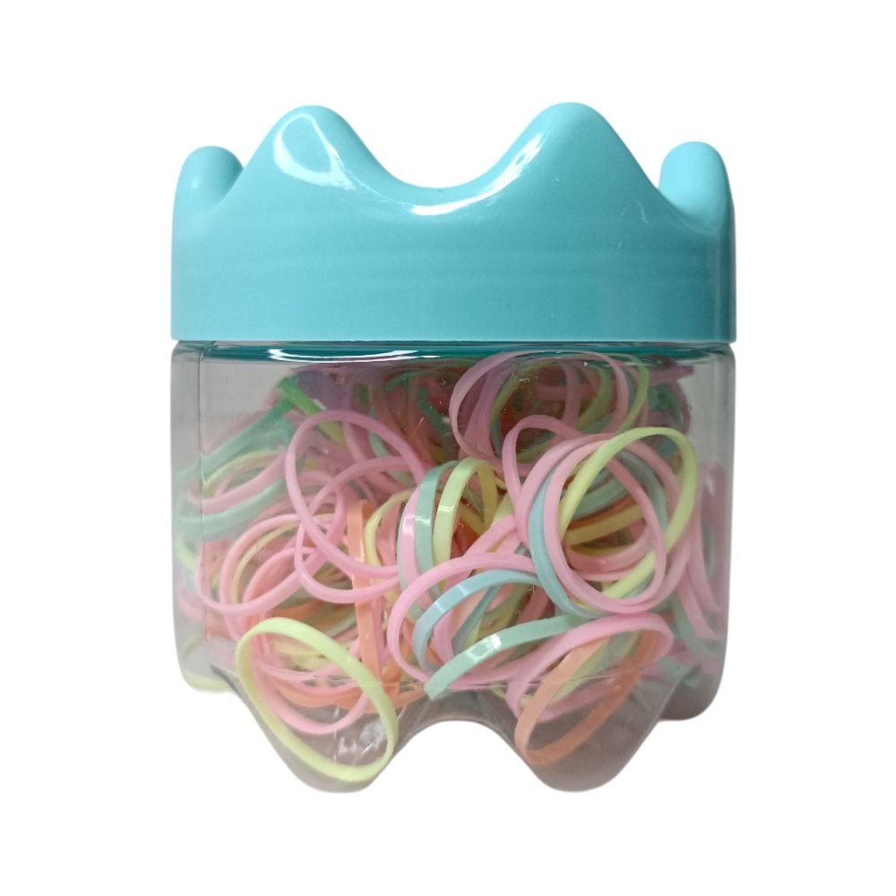 Girls Mix Color Small Rubber Band Hair -C4 \ F403331 - Image 4