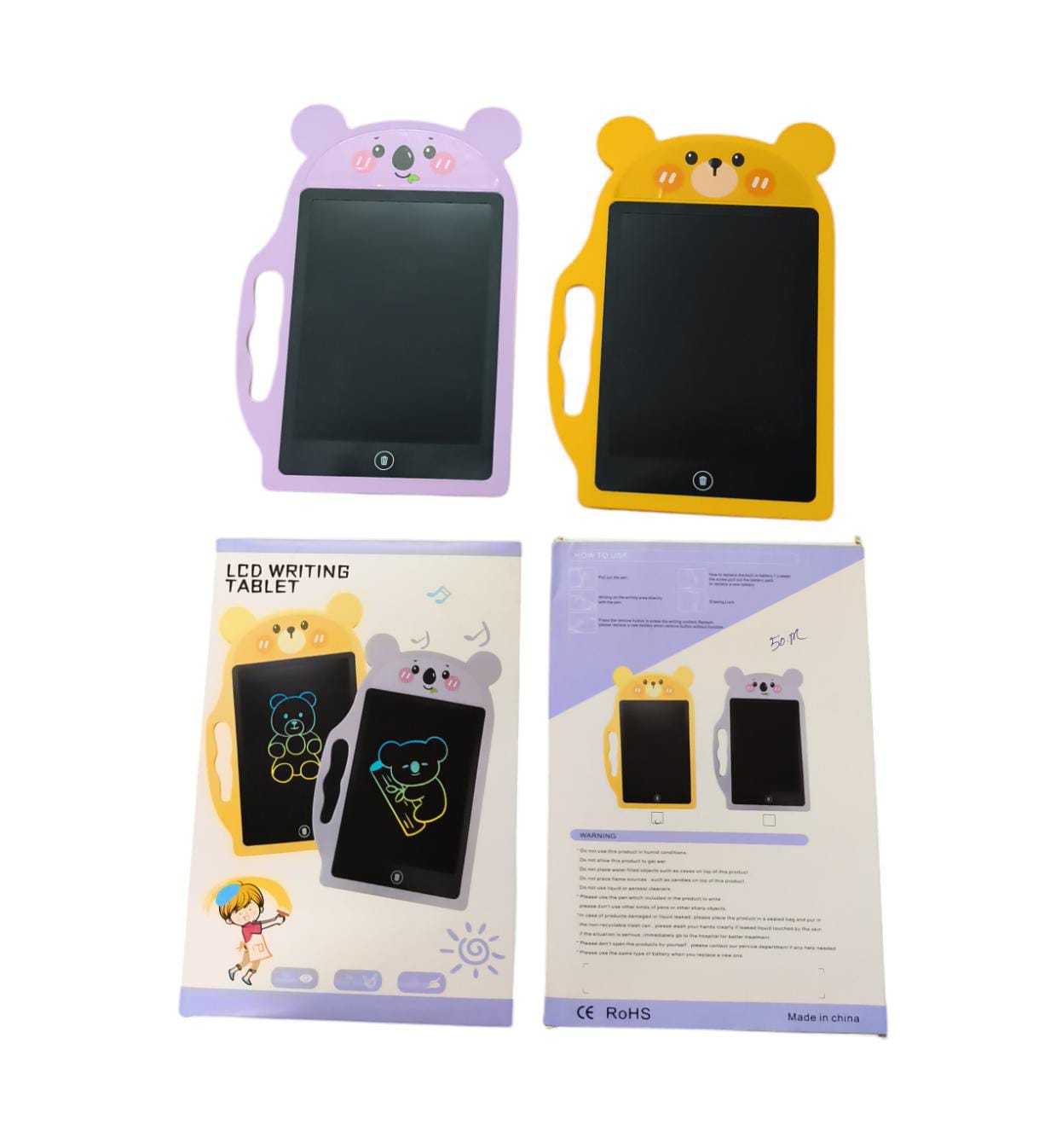 Bear-shaped LCD writing tablets A12 \ G105110  - Image 1
