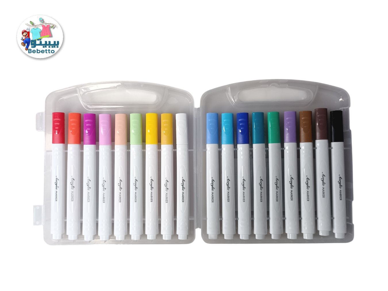 Acrylic Paint Marker 18Pcs - F32 \ 6922336960831 - صورة 1