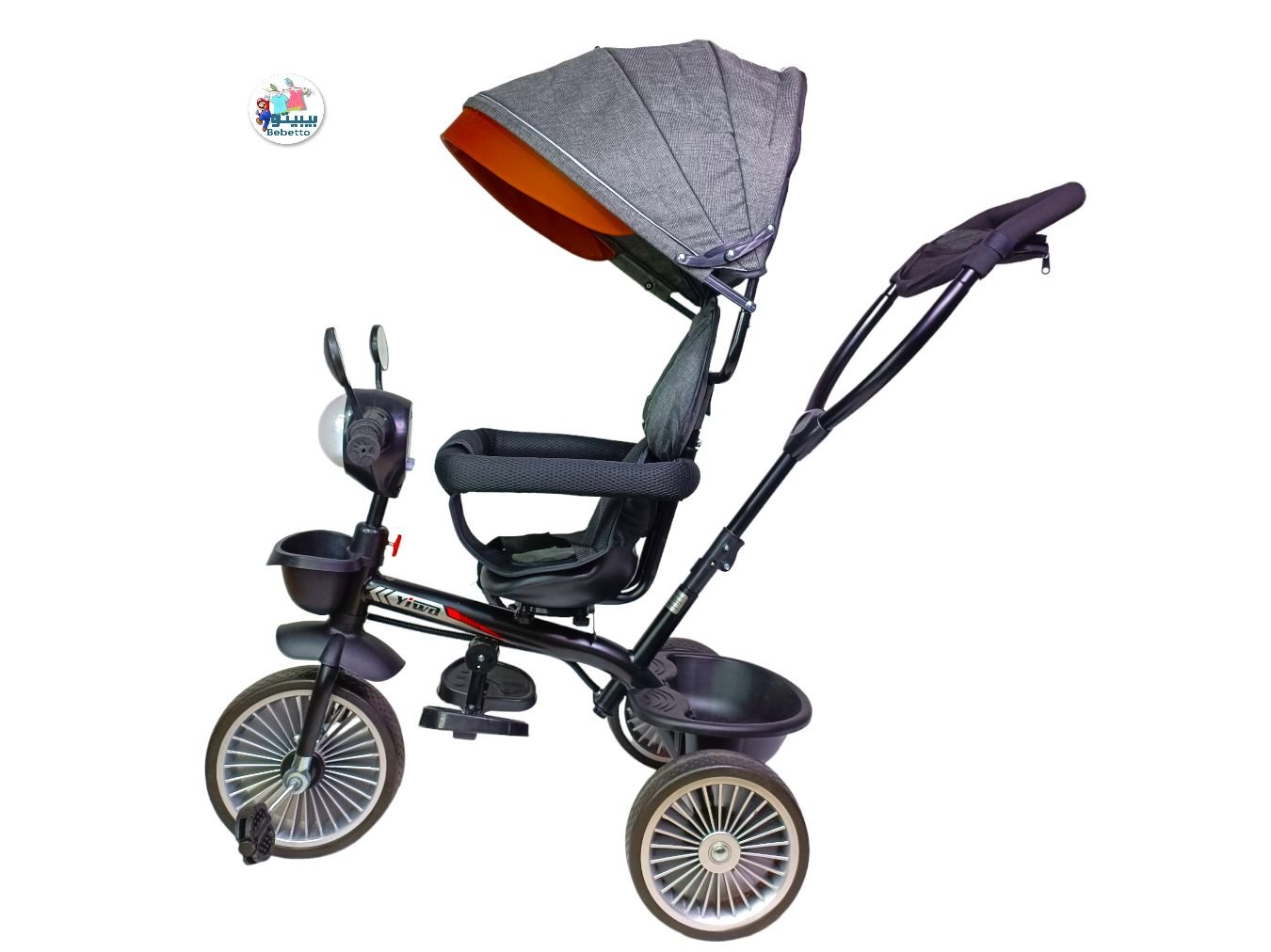 Baby 4in1 Cycles kids tricycle children ride-on toy steel frame three wheels cycle for girls and boys -Z21 \ E5185681 - Image 5