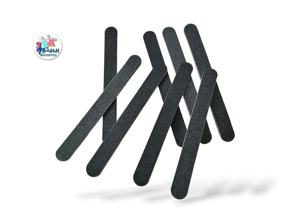 Best Selling！5pcs Pedicure 100 180 Grit Nail File Double Sided Reshape DIY Manicure Tool -D15 \ B901117 - صورة 1
