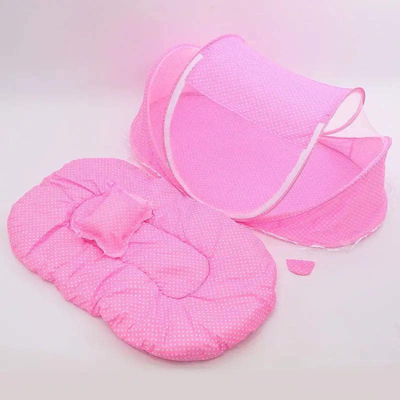 Portable Folding Baby Travel Bed Crib Netting Kids Cots Newborn Foldable Sleeping Bed Mosquito Net Play Tent House 1750B \ 21539 - Image 7
