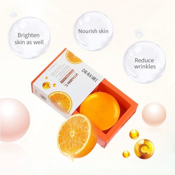Dr. Rashel Vitamin C Brightening & Anti-Aging Whitening Soap 100g -F42 \ 6971764152530 - Image 3
