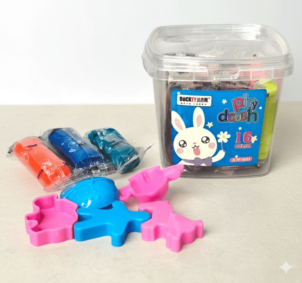 Dückey 16-color modeling play dough set D25 \ 6924701606016 - Image 1