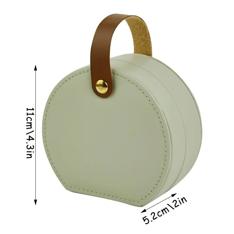 Solid Color Storage Box Portable Bag Earrings Ring Travel Jewelry Box Children Jewelry Box -Z4 \ F507110 - Image 5