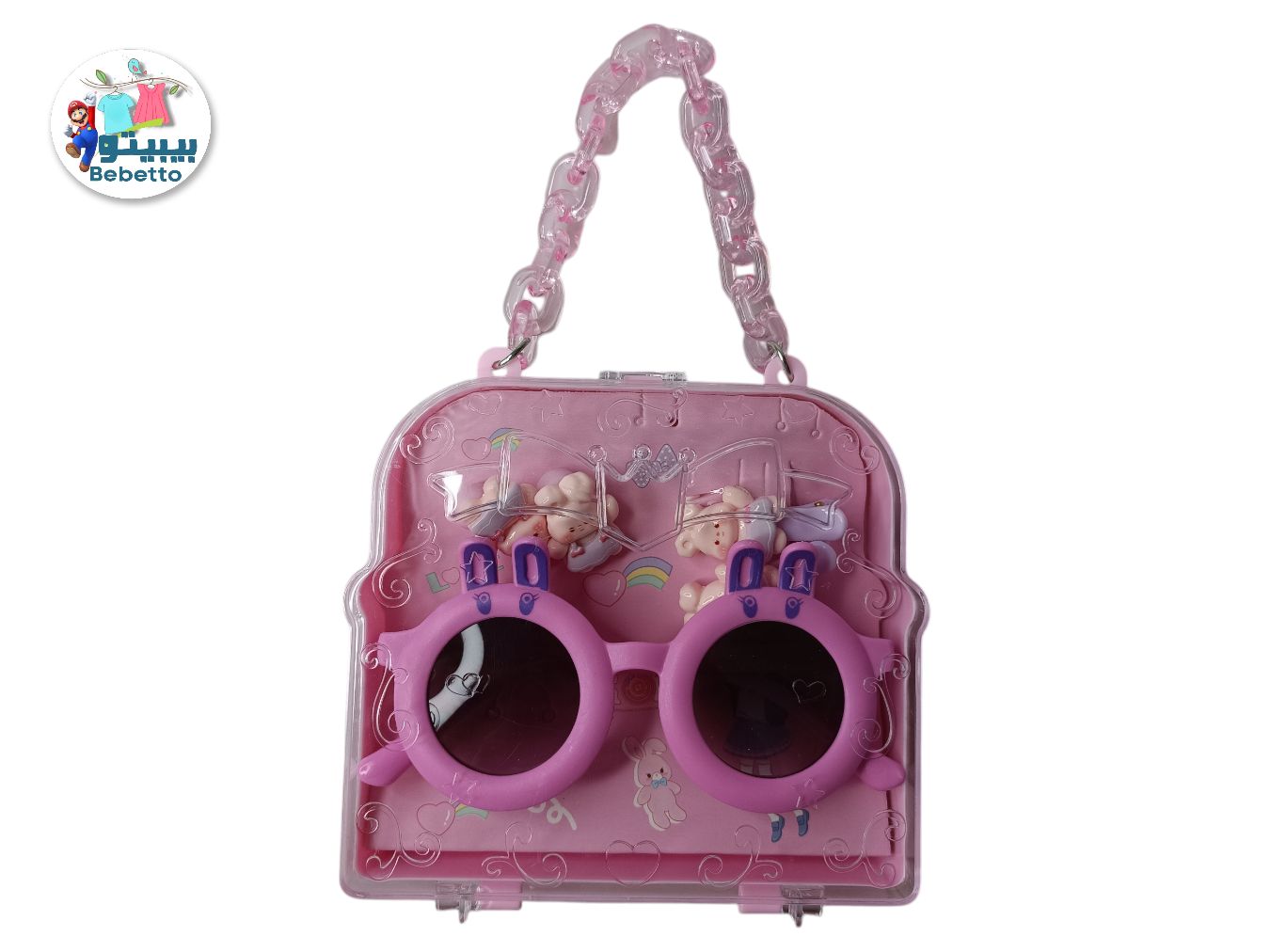 Children's Cartoon Sunglasses and Hair Ties Set C28 \ F414311 - Image 2