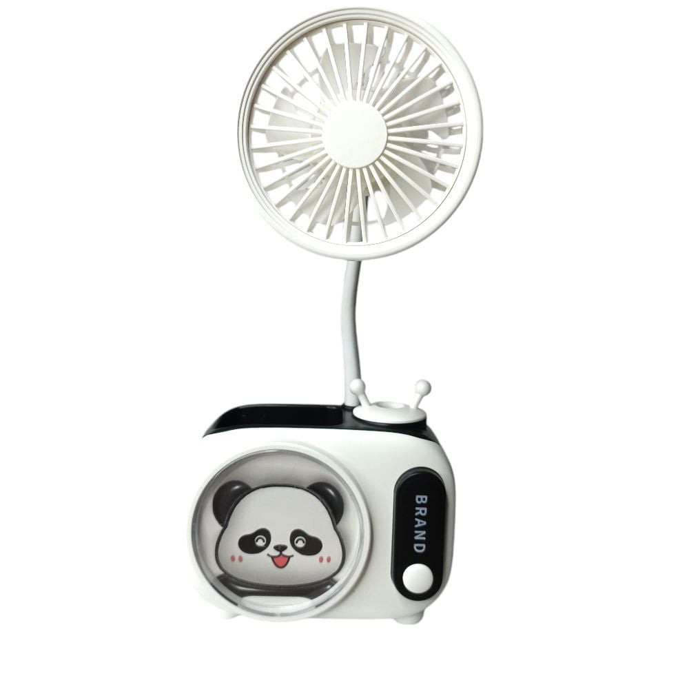 Desk fan multi-use single speed rechargeable Panda -A12 \ 6974995500170 - صورة 2