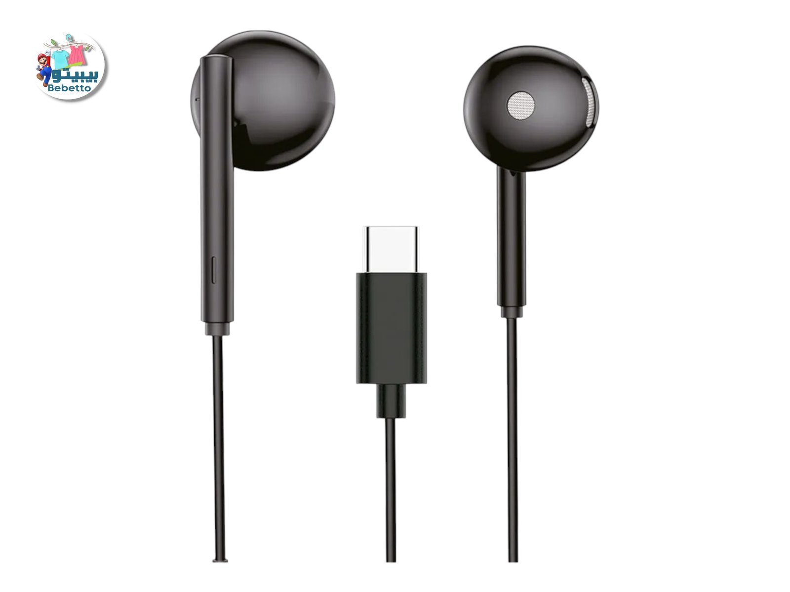 STEREO TYPE-C EARPHONE Built-in mic with call Answer / call End / Mute button allows you to seamlessly switch between calls and music G41 \ 6954782122013 - Image 1