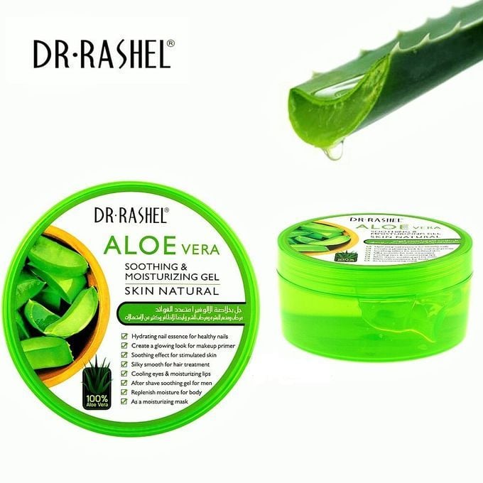 Dr. Rashel Aloe Vera Soothing & Moisturizing Gel Skin Natural 300g B44 \ 6971764152127 - صورة 2