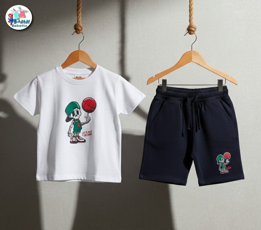 Bebetto children's t-shirt and shorts set 650D \ G222935 - Image 1