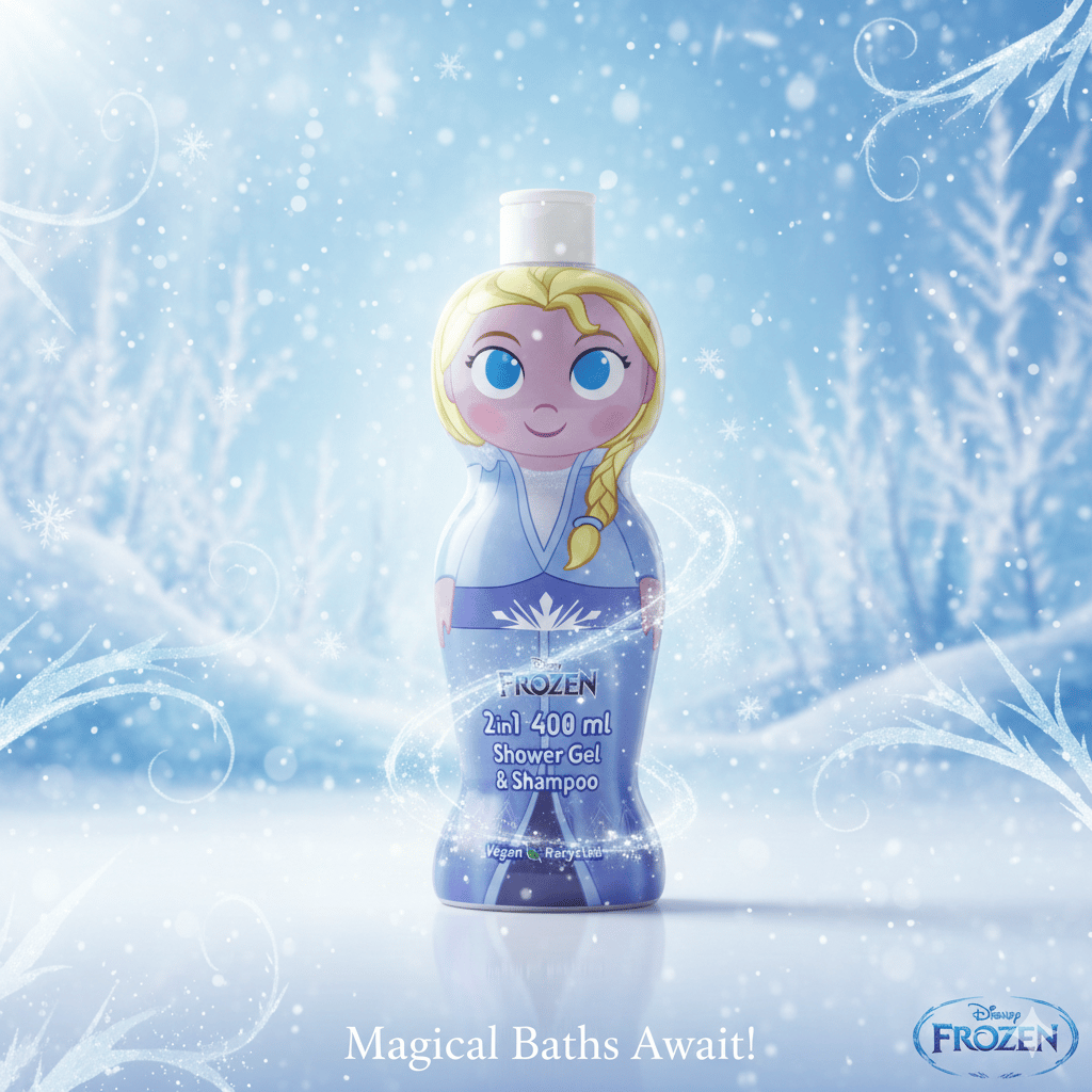Air-Val International Disney Frozen Elsa 2-in-1 Shower Gel & Shampoo 400ml F42 \ 8411114090498 - Image 1