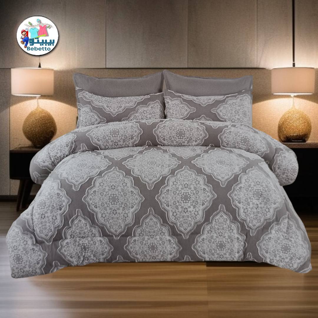 Sleep Night King Size Velvet Comforter Set 4 Pieces -Z34 \ F587554 - Image 1