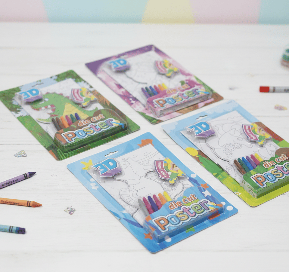3D Pop Colouring Poster kit F20 \ 8789750287214 - Image 1