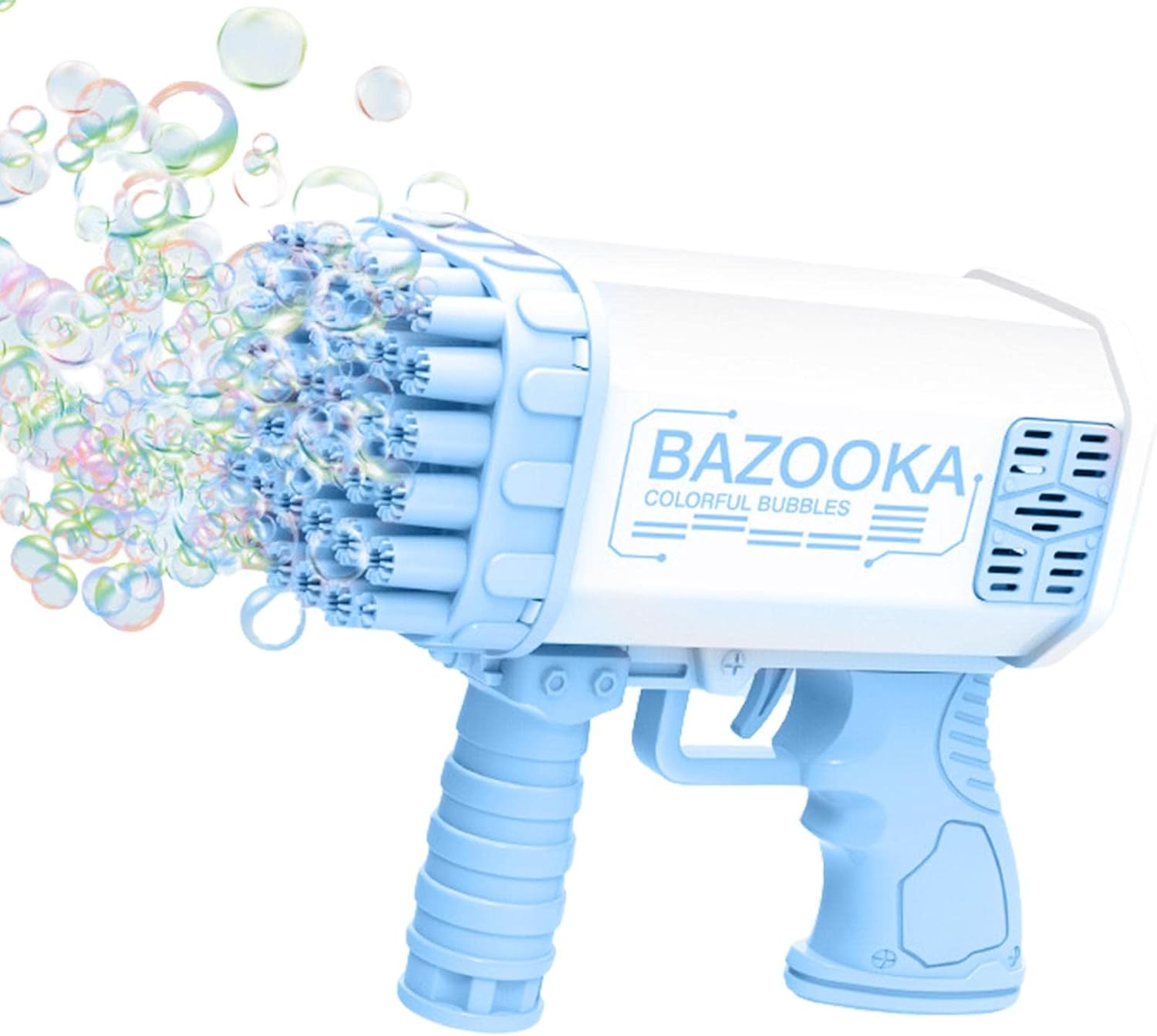 Bazooka Bubble Machine for Kids 36 Holes Bubble Blower Machine Gun Automatic Gatling Bubble Guns for Toddlers Bubble Maker Blaster for Adult Kids F11 \ E515651 - Image 2