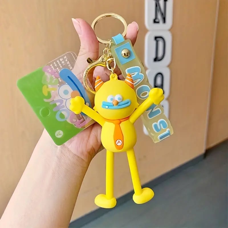 Fashion Keychain For Men, Resin Keychain, Cute Cartoon Funny Characters Metal Key Ring For Men -Z3 \ E0209608 - Image 2