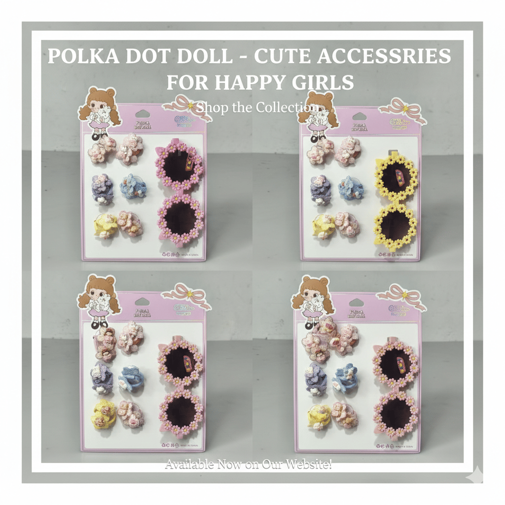 Cute Sunglasses with Hair Clips Set F28 \ G021048 - صورة 1