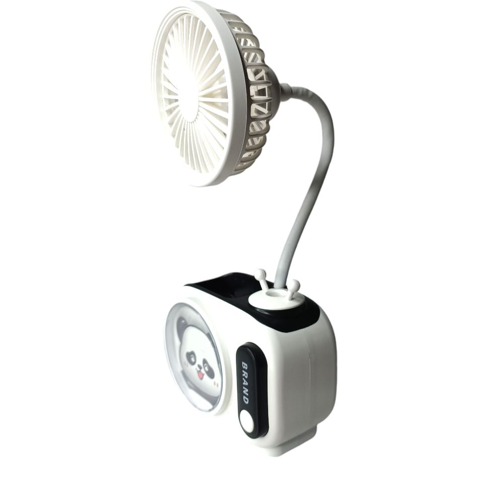 Desk fan multi-use single speed rechargeable Panda -A12 \ 6974995500170 - صورة 3