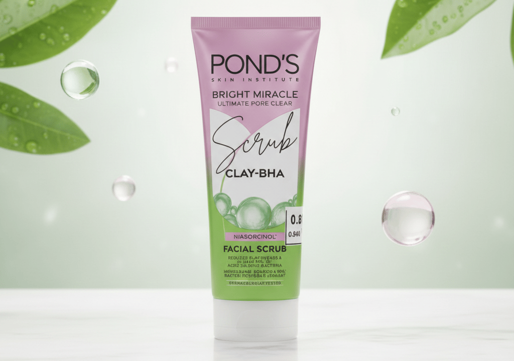Pond's Bright Miracle Ultimate Pore Clear Scrub with Clay-BHA 100g F41 \ 8999999053062 - Image 1
