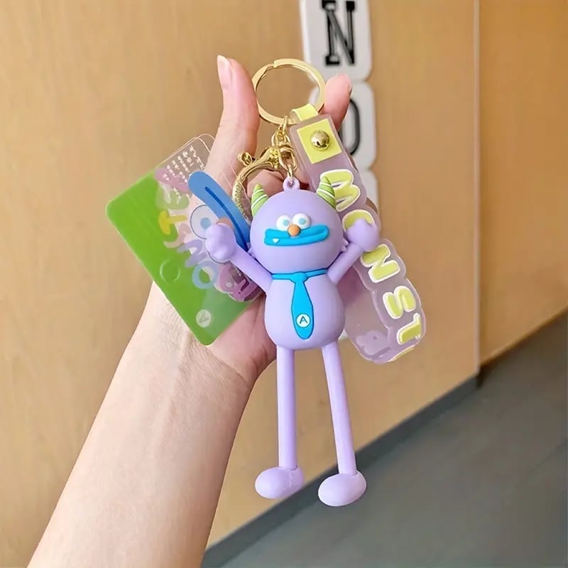 Fashion Keychain For Men, Resin Keychain, Cute Cartoon Funny Characters Metal Key Ring For Men -Z3 \ E0209608 - Image 2