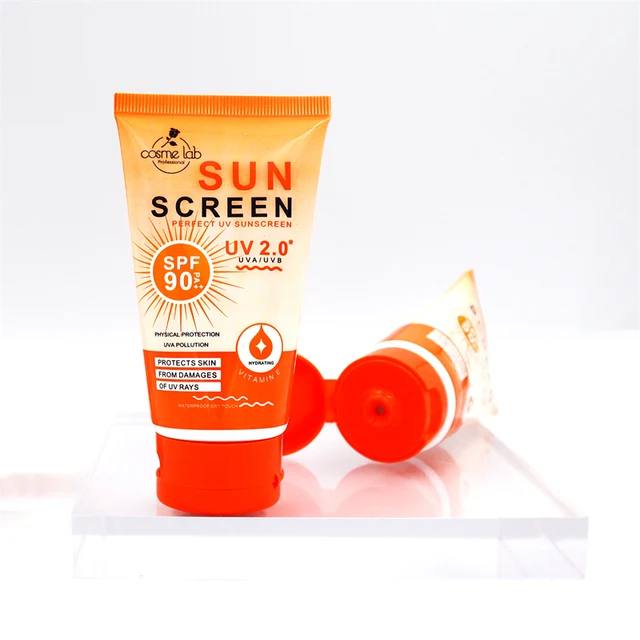 Vitamin Sunscreen Cream SPF90 Skin Care Organic Waterproof Sun Block Face Cream Moisturizer Protection Sunscreen E42 \ 6905624140016 - صورة 2