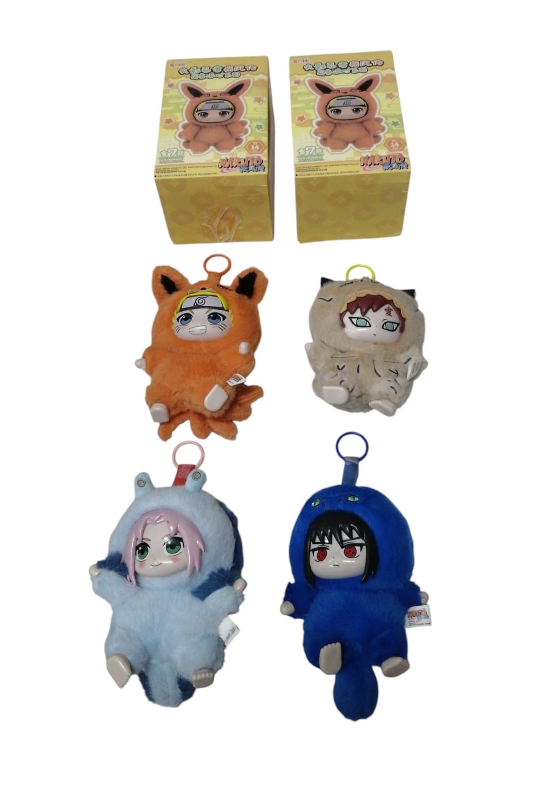 Naruto Shippuden Cute Beast Party Series plush keychains D28 \ 6977374992108 - صورة 1