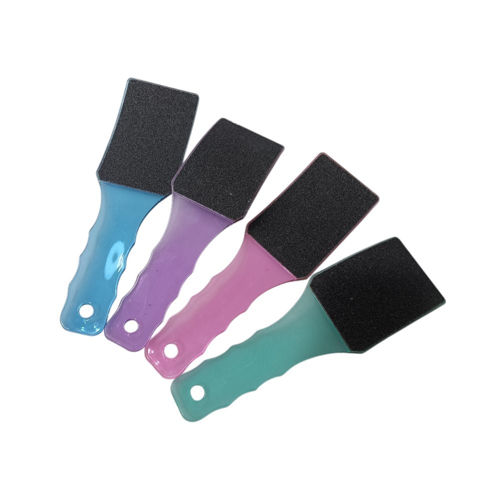 1Pcs Double Sided File With Pedicure Brush Random Color -B3 \ 6931587040124 - صورة 9