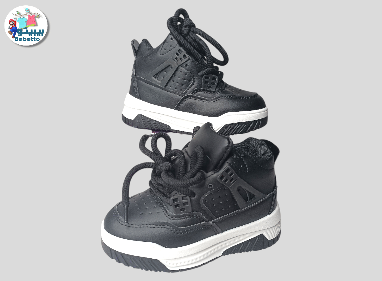 Baby Boy 1Pair Shoes Black Color Sneakers Z44 \ F824148 - Image 1