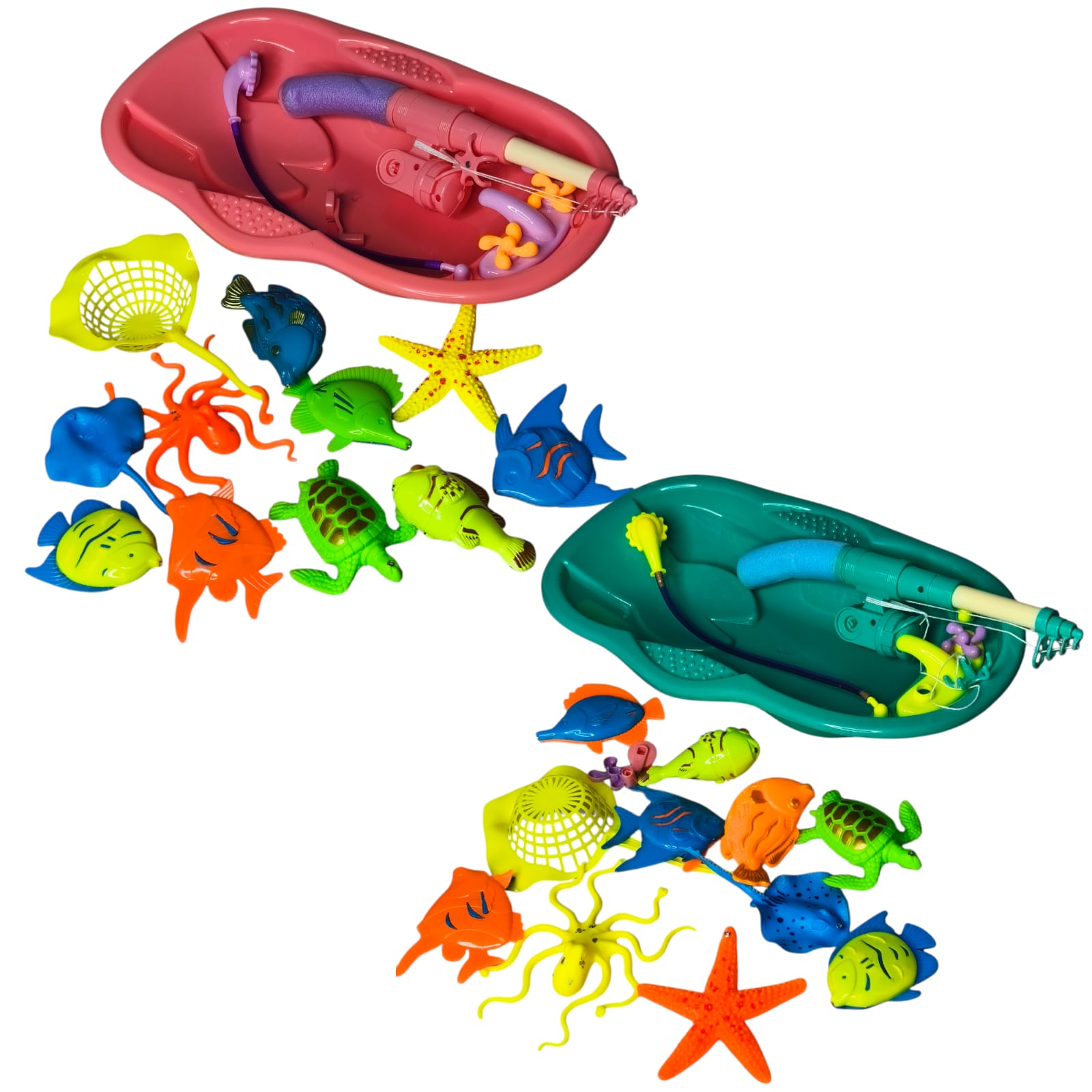 magnetic fishing toy game set is designed for interactive water play and education F26 \ G214211 - Image 1